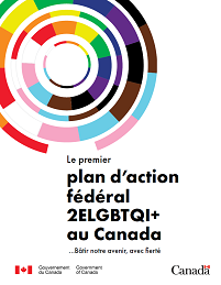 Page couverture du Plan d'action fédéral 2SLGBTQI+