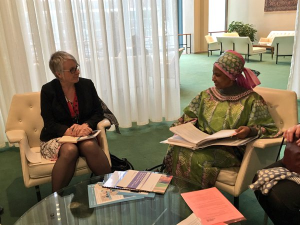 Minister discusses with Executive Director of UN Women